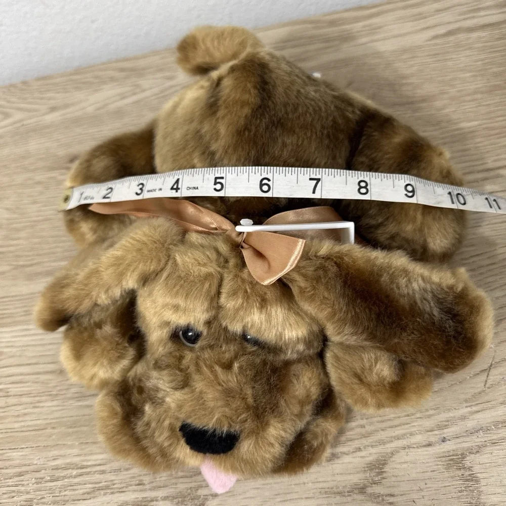 Kids Of America Hound Dog Puppy Light Brown Beige Soft Stuffed 10